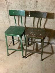 Vintage Metal Stools