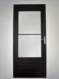 #3 Anderson Storm And Screen Door In Black 36 X 80