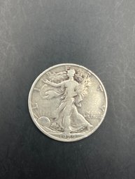 1929-D Walking Liberty Silver Half Dollar