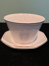 Sebring Pottery Company Bowl And Plate