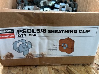 Open Box Of Sheaving Clips