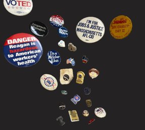 Grouping Of Political & Union Pins