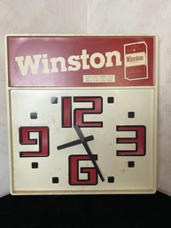 Vintage Winston Cigarettes Clock