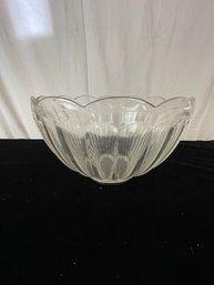 Vintage Floral Glass Bowl