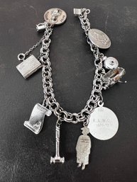 Sterling Silver Charm Bracelet