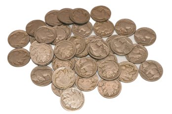 1920's Indian Head Buffalo Nickel  - 40 Coins Total