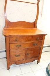 Antique Commode Table 54x32x18
