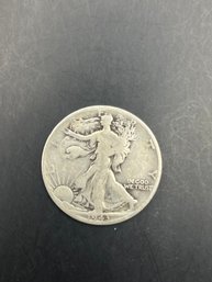 1943-D Walking Liberty Silver Half Dollar