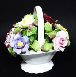 Aynsley Bone China Basket Floral Arrangement