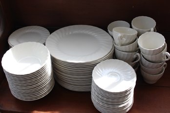 Myott Meakin Staffordshire China, 20 Settings Of Dinner, Salad, Bowl And Saucer, 19 Of Cups