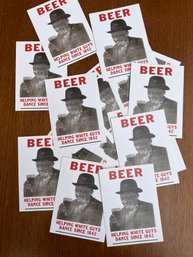 Lot Of Ten Beer Postcards