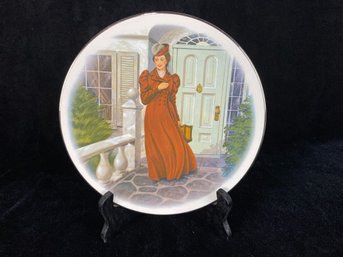 1980 Mrs. Albee Porcelain National Association Of Avon Clubs Presentation Plate