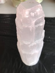 Selenite Crystal Tower, 2 LB 8oz, 8 Inch Tall