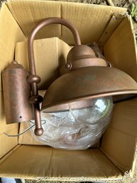 New In The Box Outside Pole Lamp Fixture #1