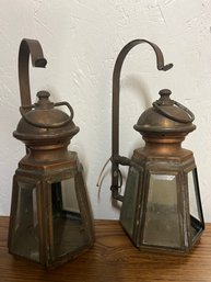 Antique Copper Sconces/light Fixtures