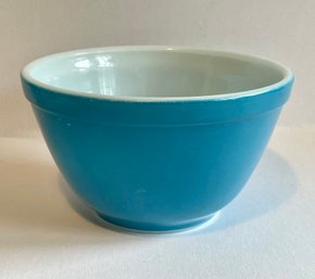 Vintage Small Blue PYREX Mixing Bowl - Number 10