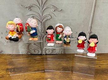 *Super Rare* Vintage Ceramic Peanuts Lucy, Peppermint Patty, Linus & More! Highly Collectible JAPAN Series.