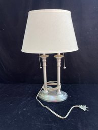 Vintage Two Pull Chain Table Lamp