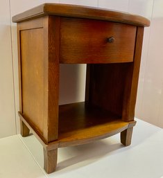 One Drawer Open Bottom Night Stand, Possibly Pier 1