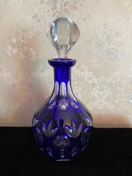Beautiful Blue Glass Carafe