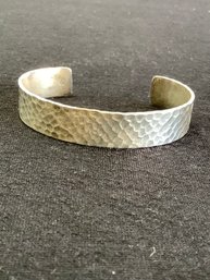 Hammered Sterling Cuff Bracelet #13