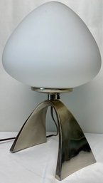 Mid-Century Modern Chrome Laurel Lamp