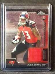 2014 Topps Chrome Mike Evans Rookie Jersey Relic Card - K