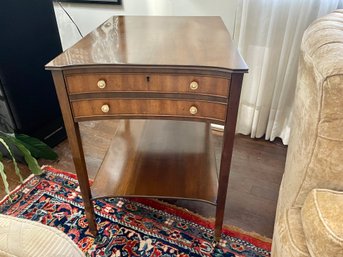 Kittinger Mahogany Single Drawer Accent Side Table, T243-1