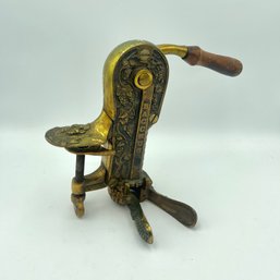 Vintage Bacchus Brass Wine Bottle Opener