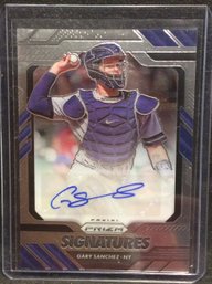 2020 Panini Prizm Signatures Gary Sanchez Autograph Card - M