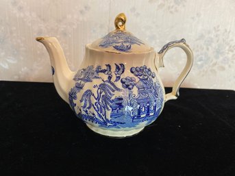 Blue & White Sadler Teapot