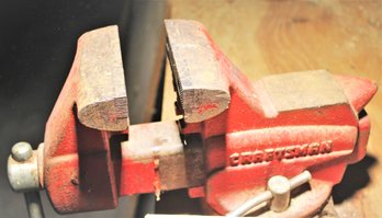 Vintage Sears Craftsman Bench Vise And Anvil