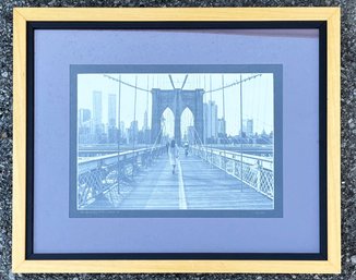 An Original Brooklyn Bridge Photographic Print, Artist Signed
