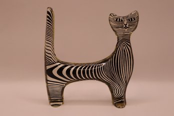 Abraham Palatnik Brazil Lucite Cat MCM Sculpture 3.5'