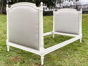 A Custom Twin Bedstead In Neoclassical Style By Julia Gray