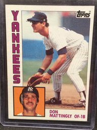 1984 Topps Don Mattingly Rookie Card - M