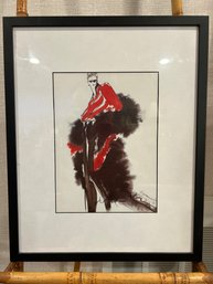 Christian Dior 1983 Tony Viramontes Artists Fashion Illustration Print