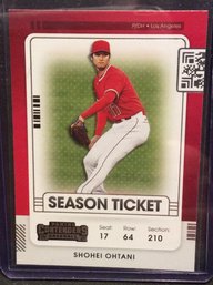 2021 Panini Contenders Shohei Ohtani Season Ticket Card - M