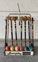 South Bend Lawnplay Vintage Croquet Set
