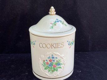 The Lenox Spice Garden Labeled Cookie Jar