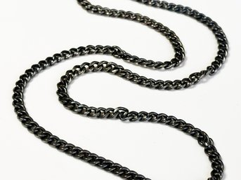 A Vintage Sterling Silver Chain Link Necklace