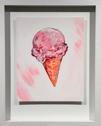 Deanna Passarelli - Ice Cream - Original Painting On Panel