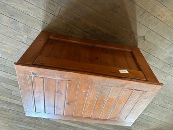 Wood Storage Chest