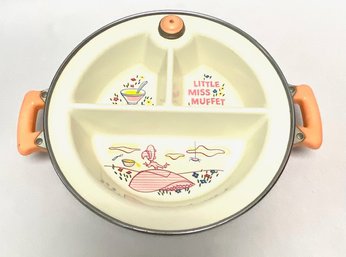 Vintage Excello Little Miss Muffet Warming Dish