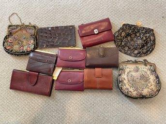 Collection Of Ten Wallets And Purses.(G)