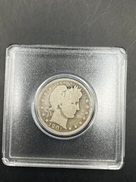 1901 Barber Silver Quarter