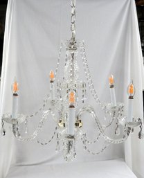 Elegant Crystal And Clear Acrylic Chandelier