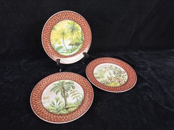 Godinger Tropical Splendor Dessert Plates