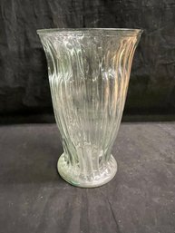 Swirled Glass Vase