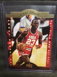 1996 Upper Deck Michael Jordan A Cut Above Die Cut Insert Card - M